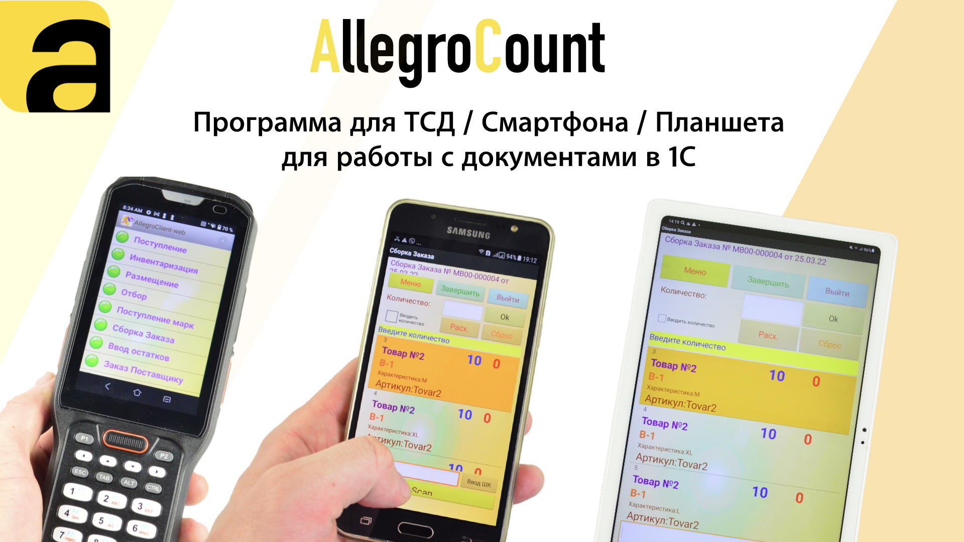 AllegroCount программа для работы в 1С