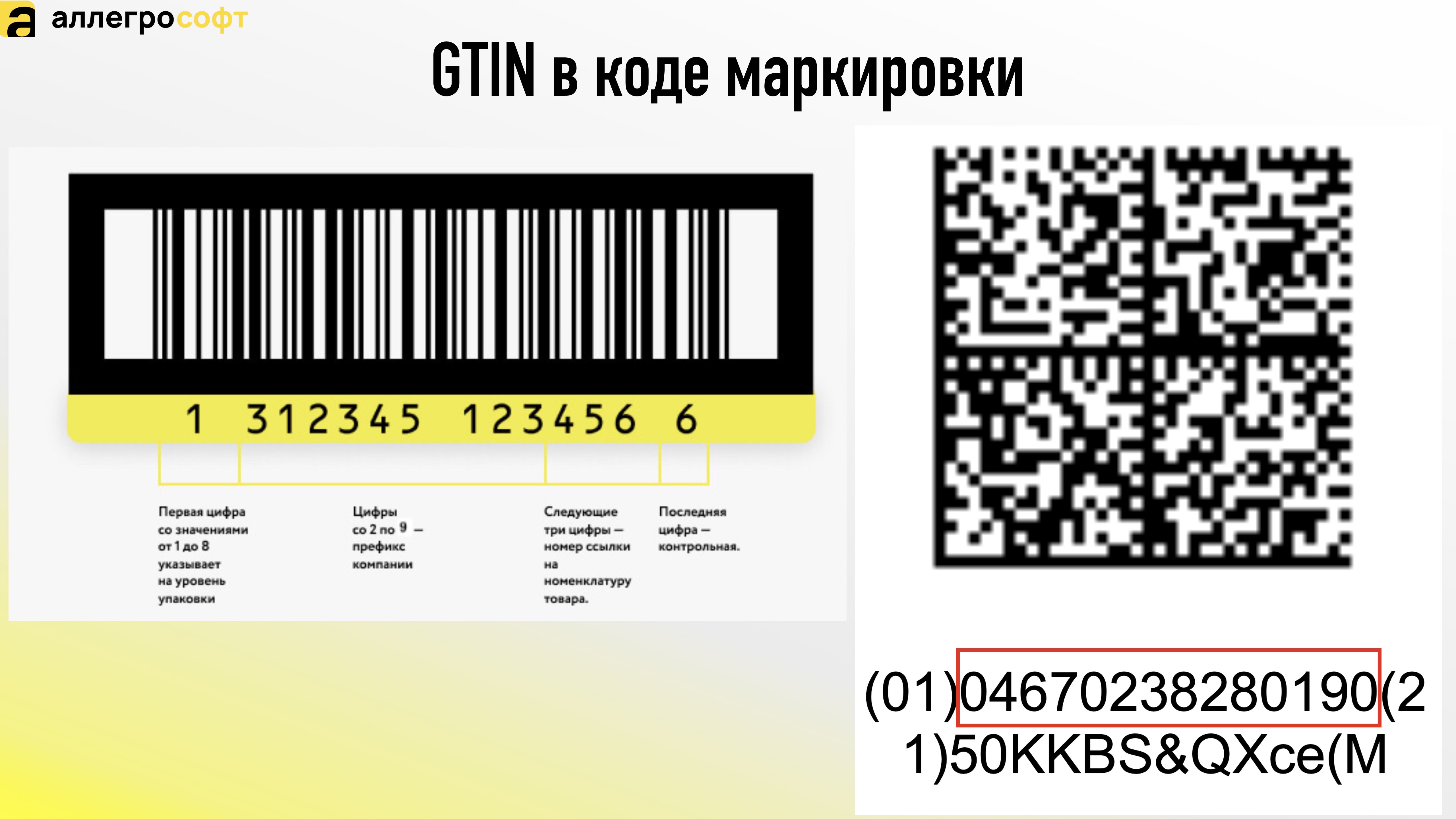 GTIN в коде маркировки