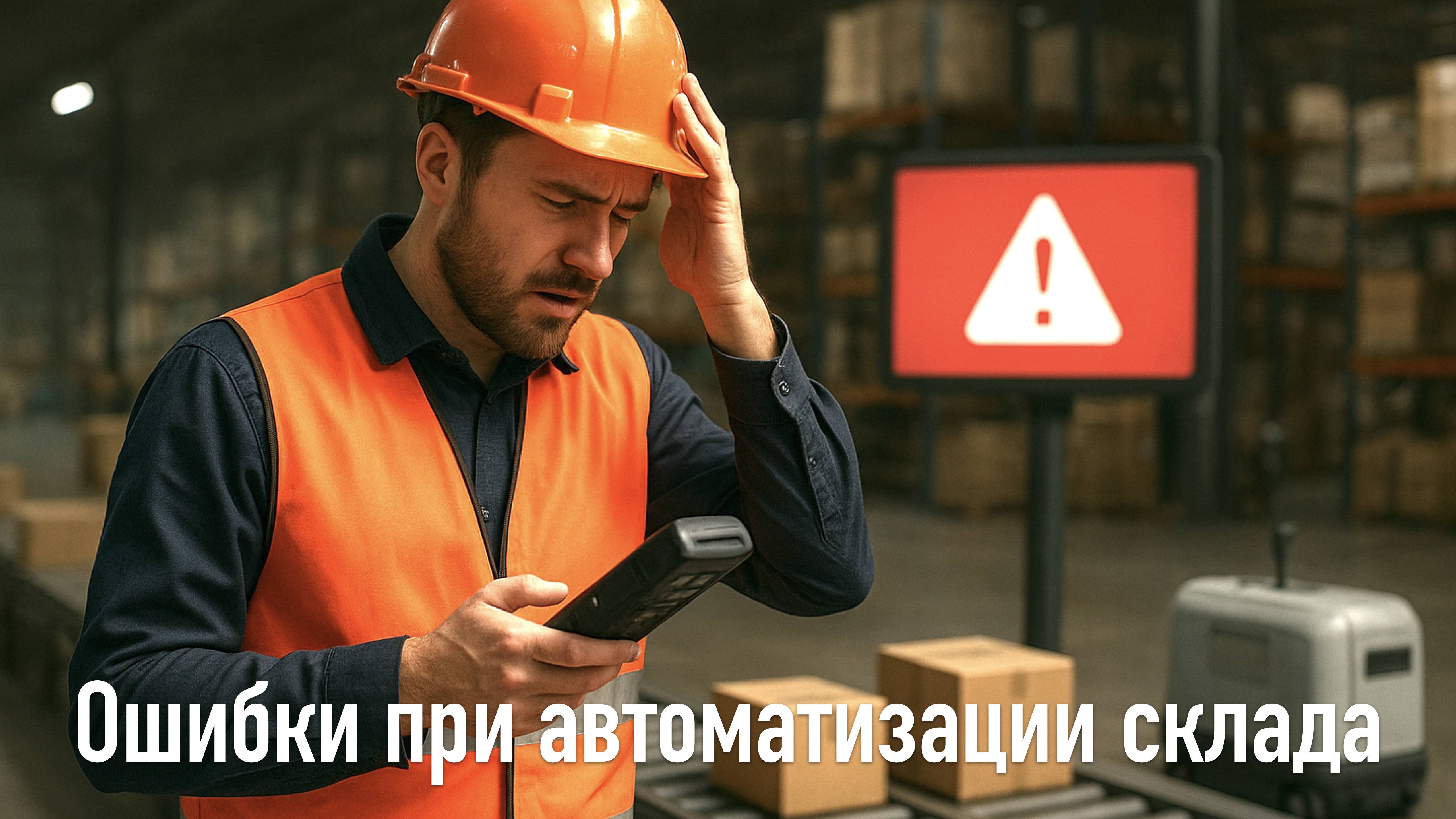 Ошибки при автоматизации склада