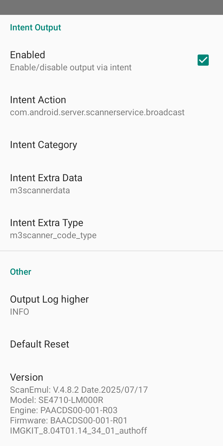 Настройка сканирования на ТСД M3 Mobile