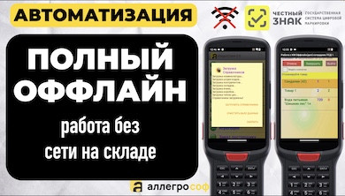 Оффлайн работа с маркировкой на ТСД