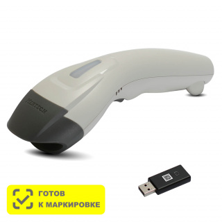 Беспроводной сканер штрихкода MERTECH CL-610 BLE Dongle P2D USB White - 4834